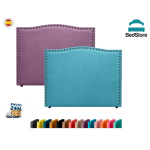 Cabecero Neptuno Curvo en tela acualine | BedStore