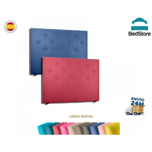 Cabecero Alaska tapizado en loneta rústica | BedStore