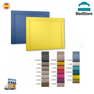 Cabecero Colón tapizado en loneta rústica | BedStore