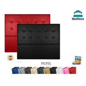Cabecero Tokio tapizado en polipiel con botones | BedStore